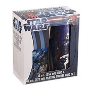Star Wars 12 oz. Mug and 16 oz. Plastic Mug Set 2-Pack